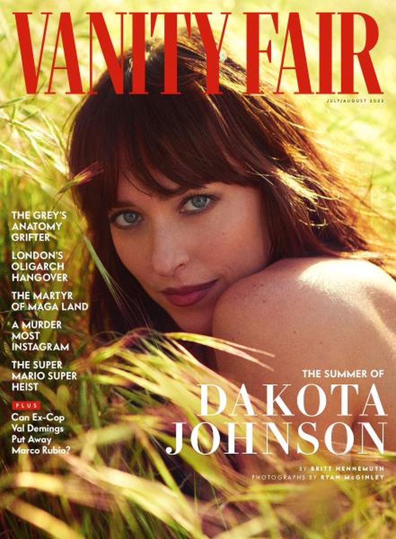 VANITY FAIR magazine side cover  July/August 2022