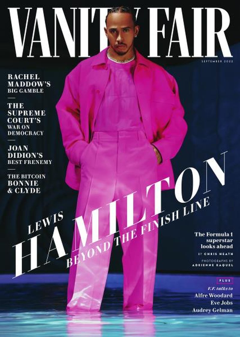 VANITY FAIR magazine side cover  September 2022