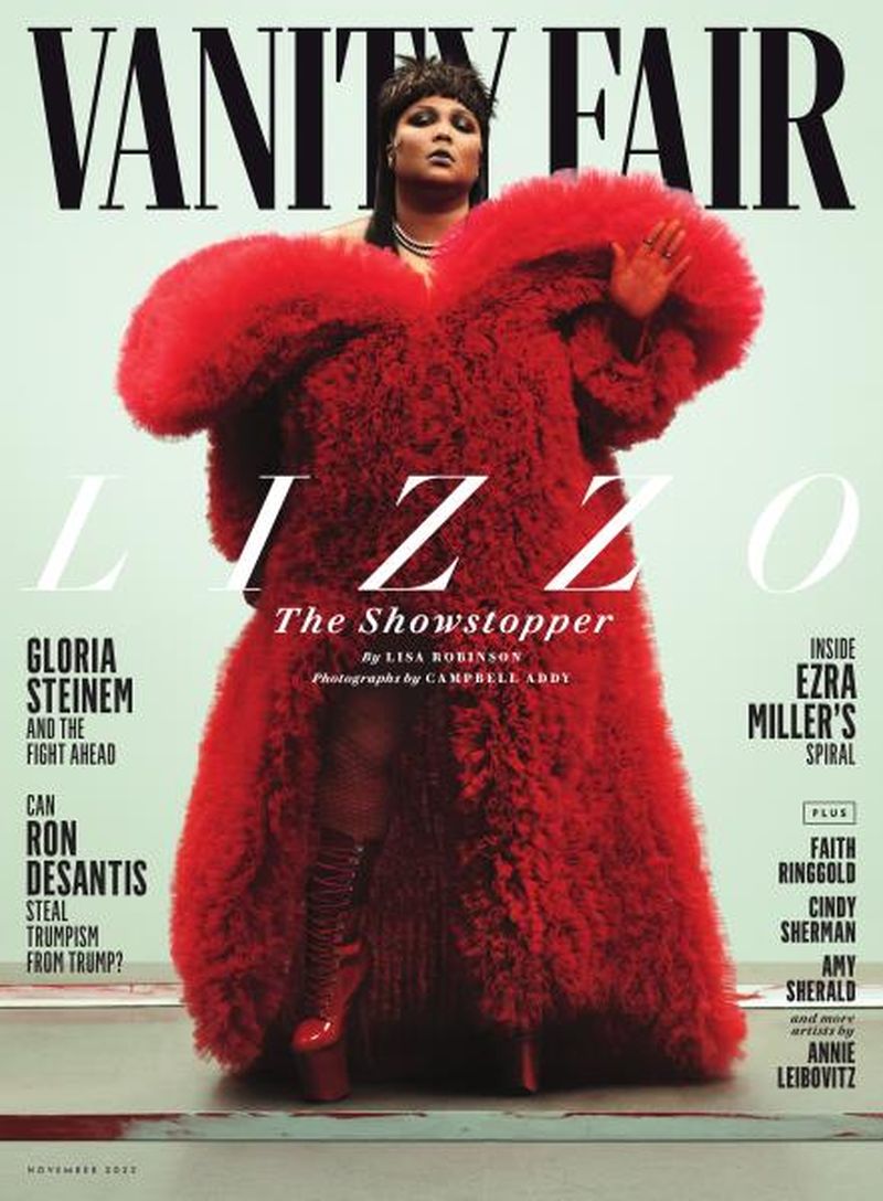 VANITY FAIR magazine side cover  November 2022