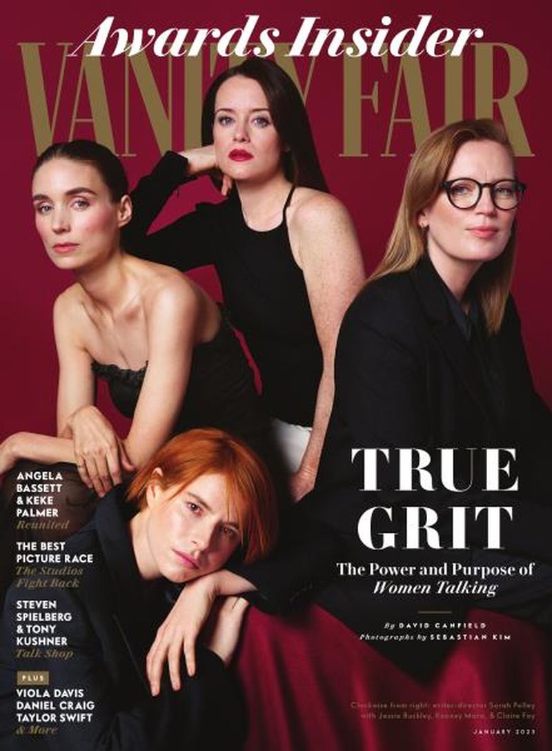 VANITY FAIR magazine side cover  Special  January 2023