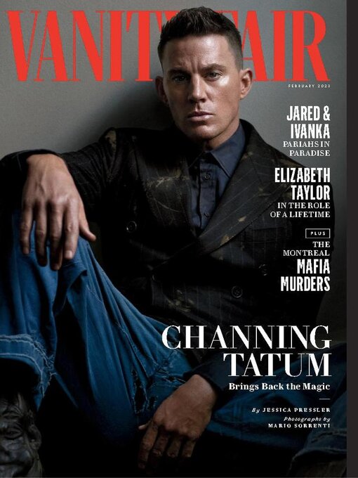 VANITY FAIR magazine side cover February 2023