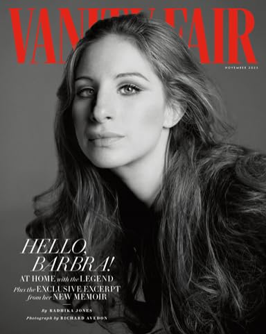 VANITY FAIR magazine side cover  November 2023