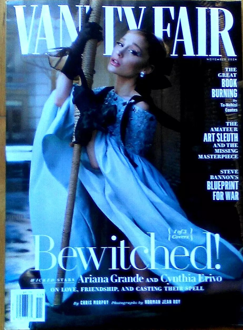 VANITY FAIR magazine side cover  November 2024