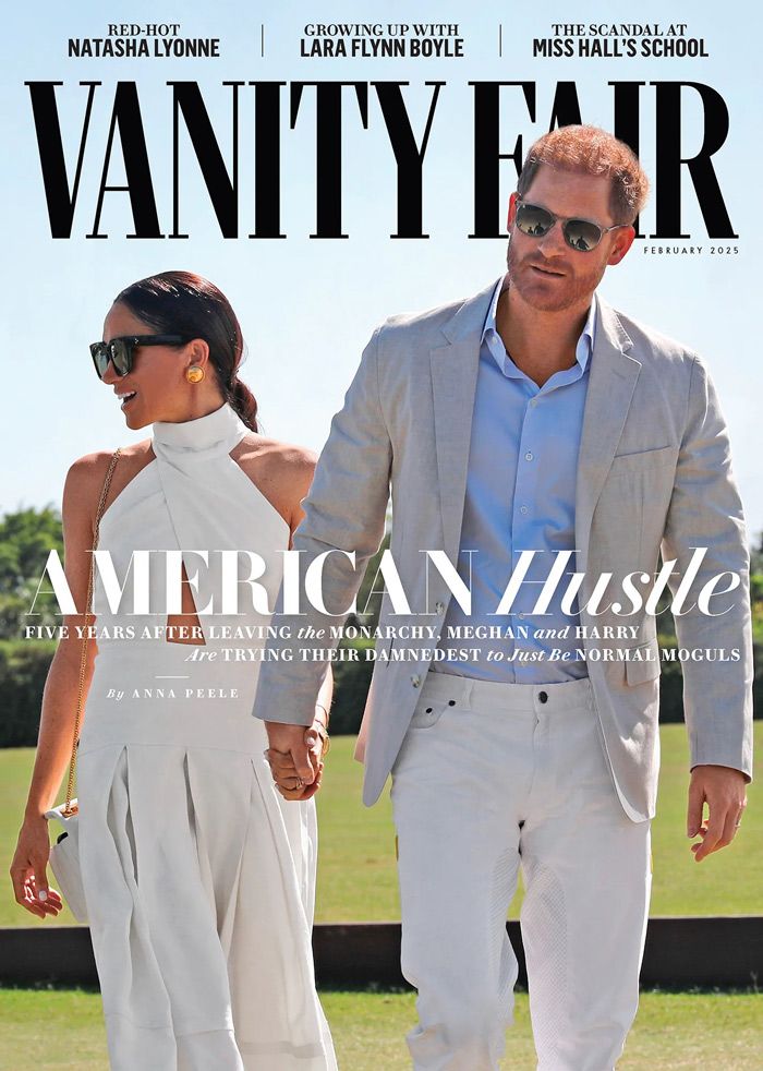 VANITY FAIR magazine side cover  February 2025