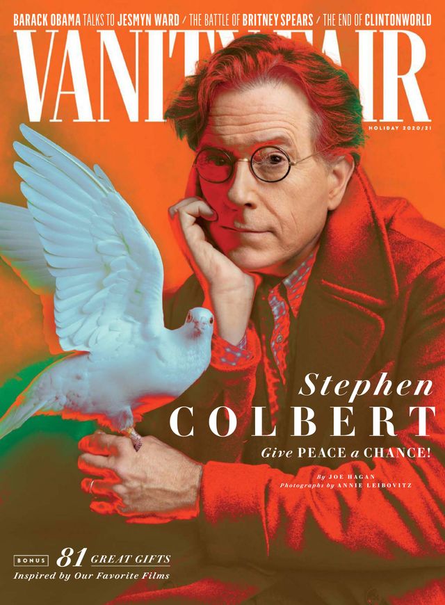 VANITY FAIR magazine side cover  January 2021