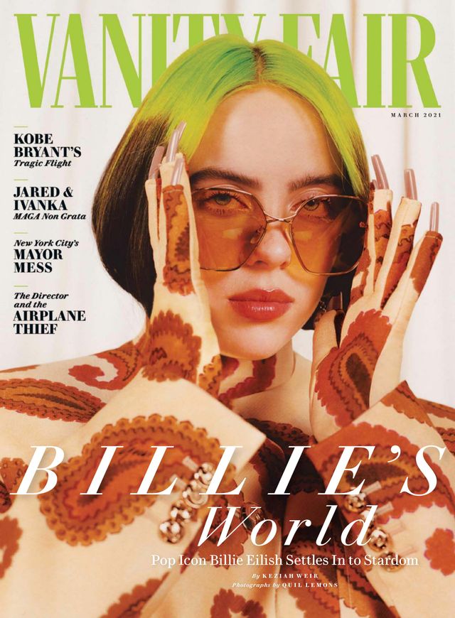 VANITY FAIR magazine side cover  March 2021