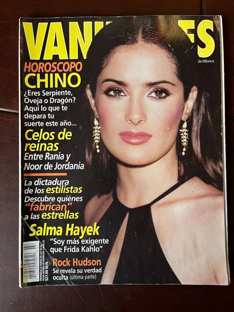 VANIDADES (Mex) magazine side cover  April 2003