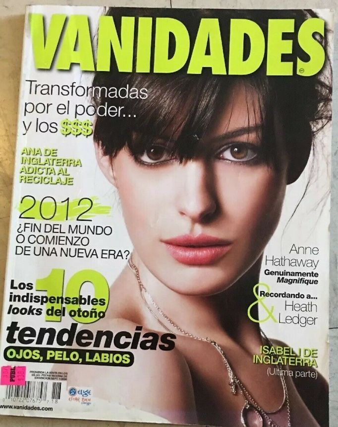 VANIDADES (Mex) magazine side cover  September 2006