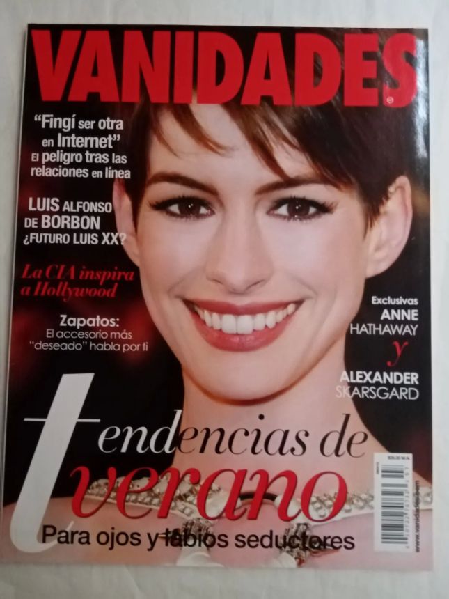 VANIDADES (Mex) magazine side cover  April 2013