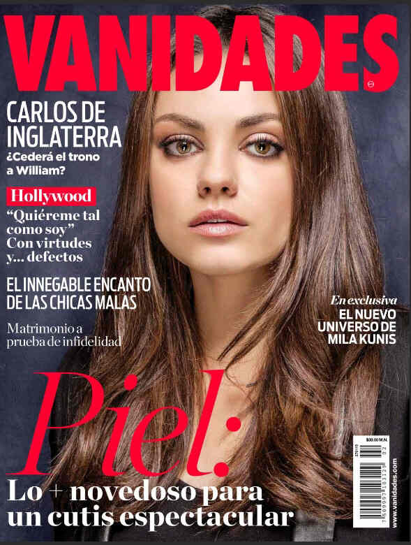 VANIDADES (Mex) magazine side cover 13 January 2015