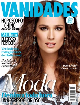 VANIDADES (Mex) magazine side cover 25 March 2015