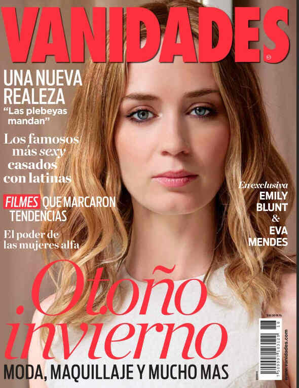 VANIDADES (Mex) magazine side cover 26 August 2015