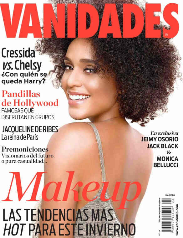 VANIDADES (Mex) magazine side cover 21 October 2015