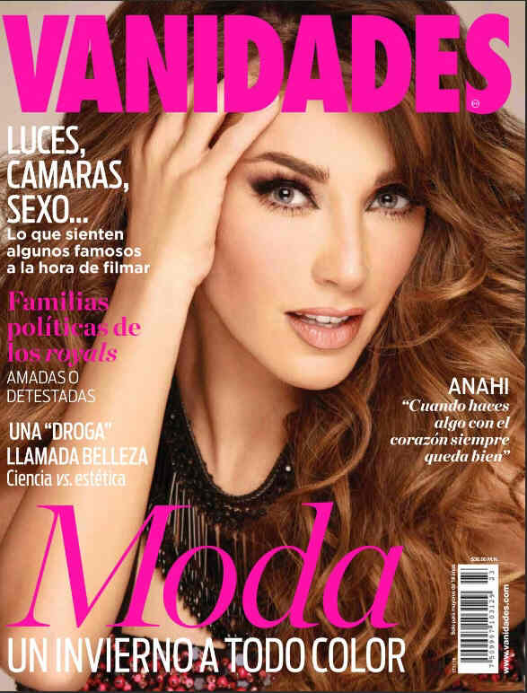 VANIDADES (Mex) magazine side cover 4 November 2015