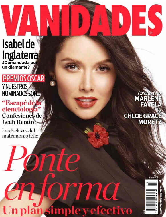 VANIDADES (Mex) magazine side cover 30 December 2015