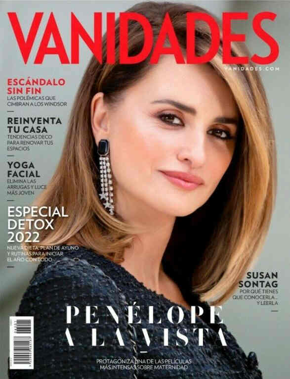 VANIDADES (Mex) magazine side cover  January 2022