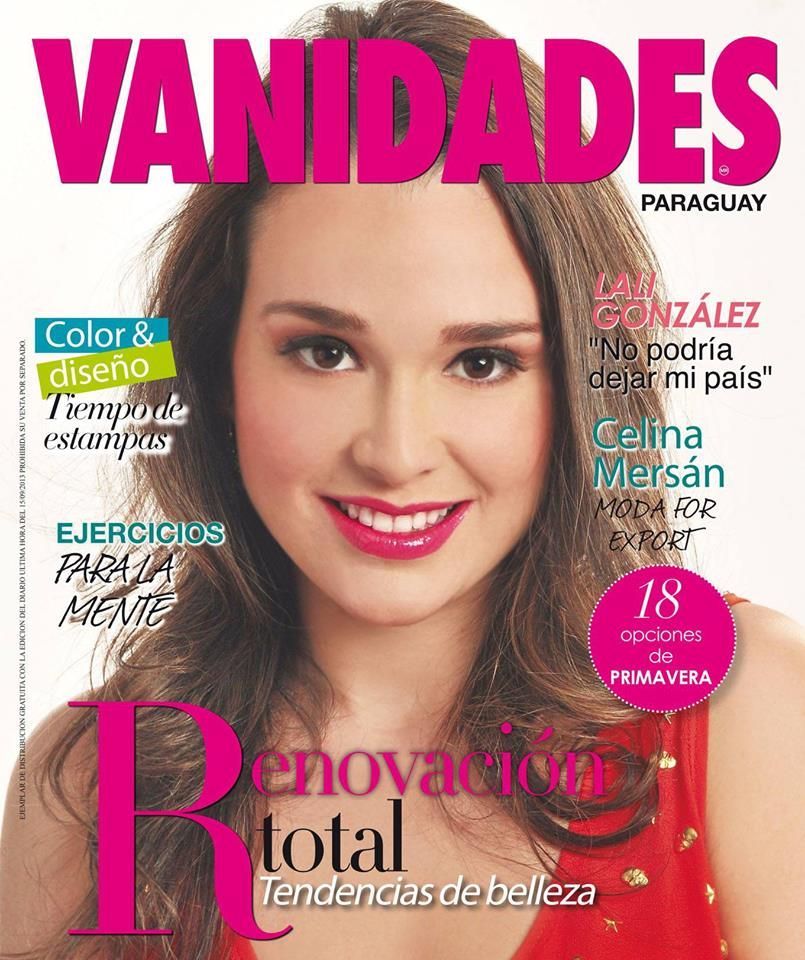 VANIDADES PARAGUAY magazine side cover 15 September 2013