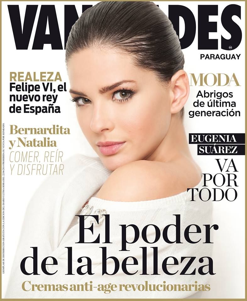 VANIDADES PARAGUAY magazine side cover 22 June 2014