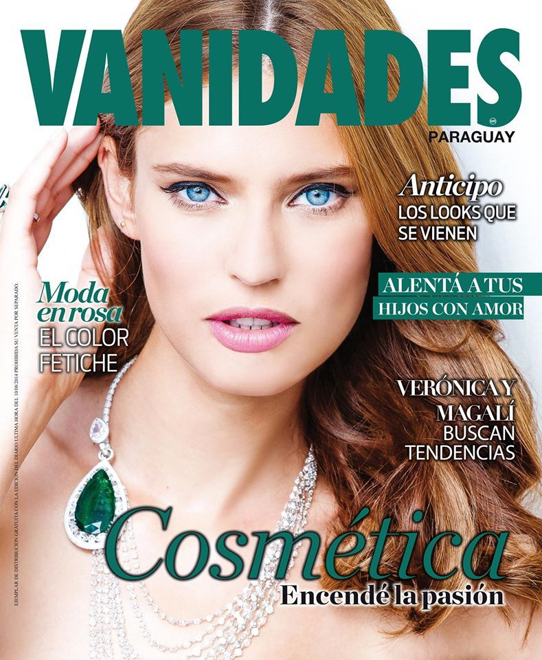 VANIDADES PARAGUAY magazine side cover 10 August 2014