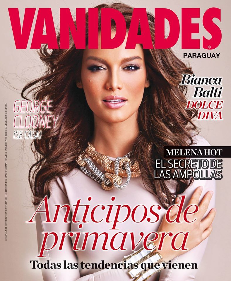 VANIDADES PARAGUAY magazine side cover 17 August 2014