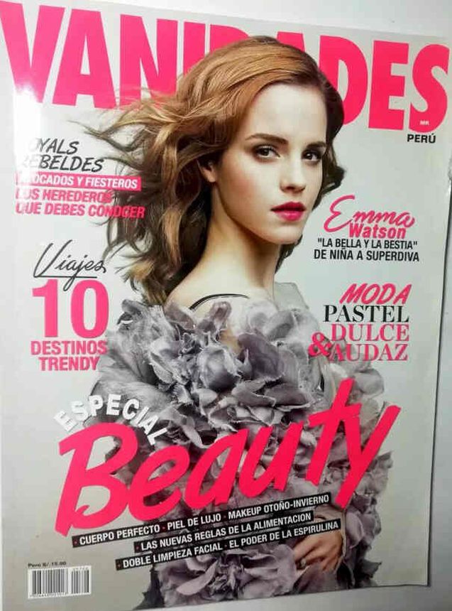VANIDADES PERU magazine side cover  March 2017