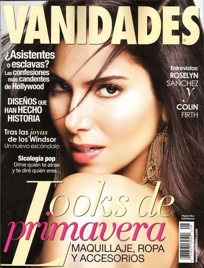 VANIDADES PUERTO RICO magazine side cover  April 2011
