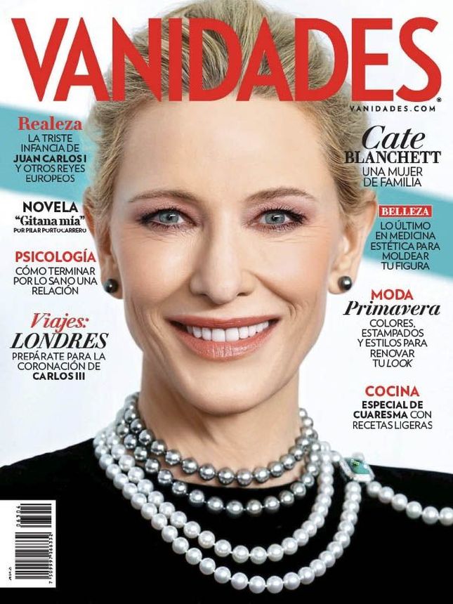 VANIDADES SPAIN magazine side cover  April 2023