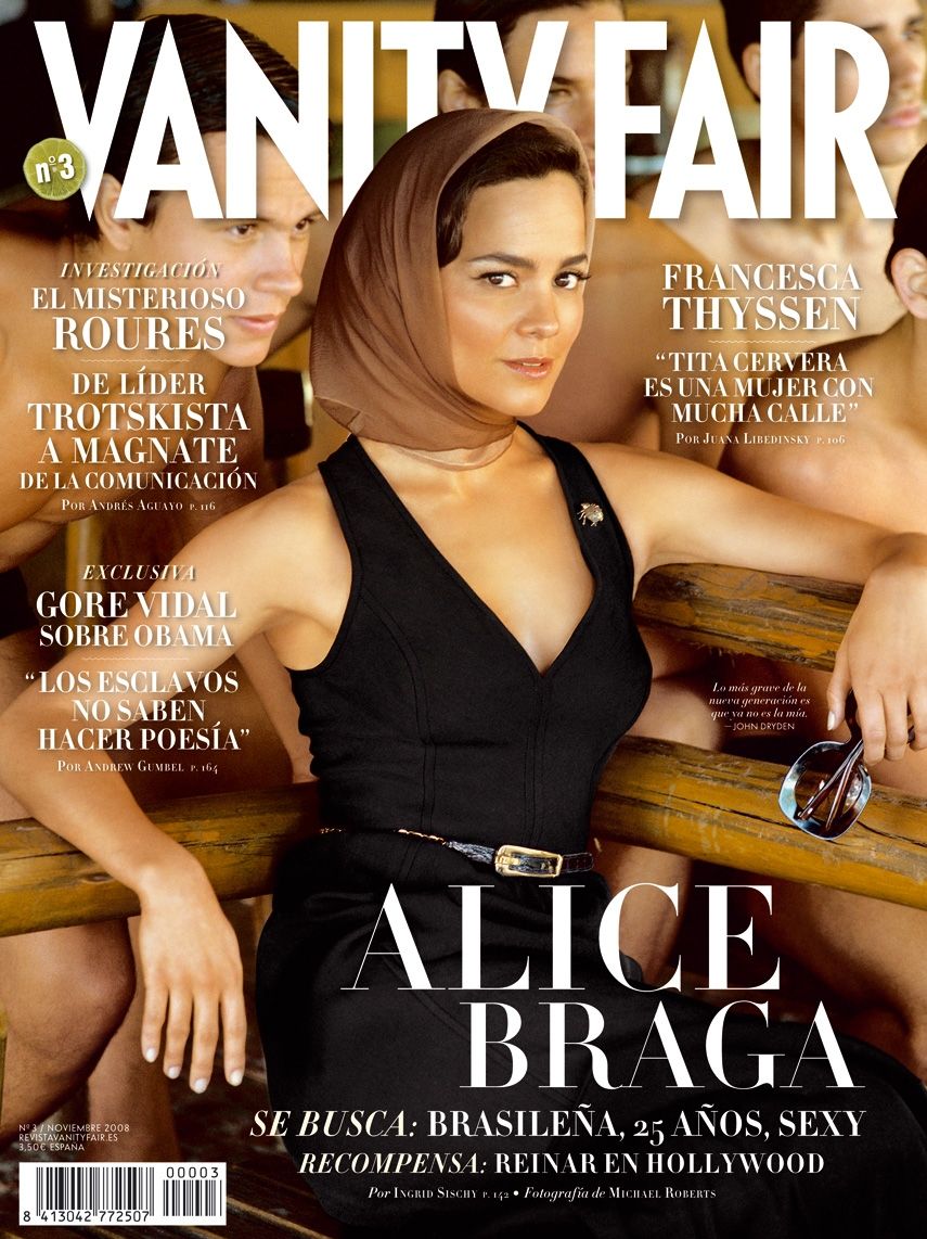VANITY FAIR (Spain) magazine side cover Issue 3 November 2008