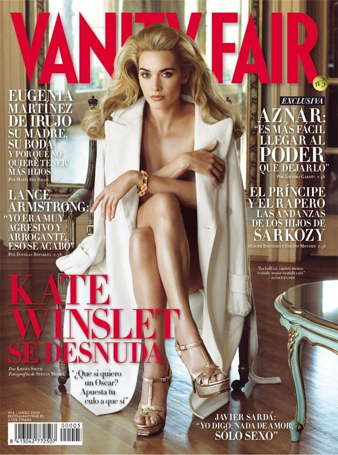 VANITY FAIR (Spain) magazine side cover Issue 5 January 2009