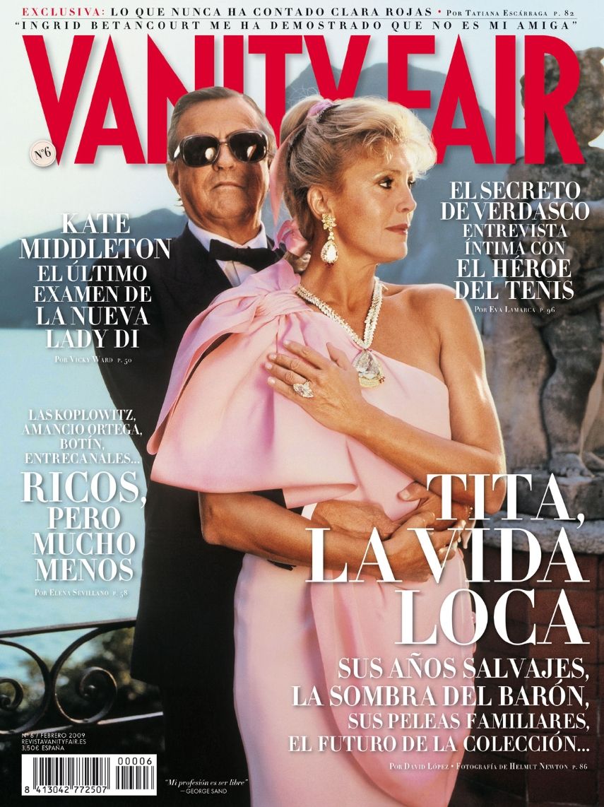VANITY FAIR (Spain) magazine side cover Issue 6 February 2009