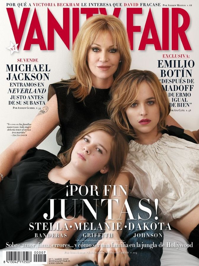 VANITY FAIR (Spain) magazine side cover Issue 7 March 2009