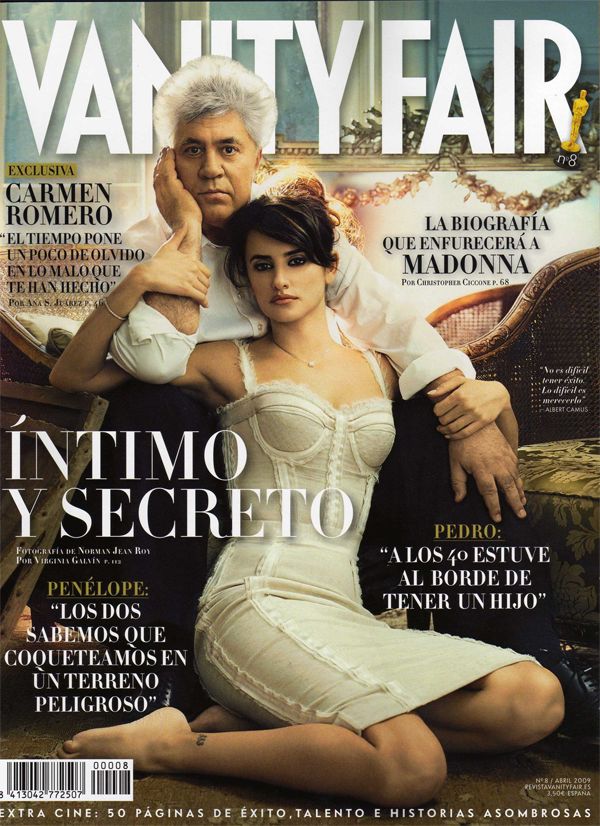 VANITY FAIR (Spain) magazine side cover Issue 8 April 2009