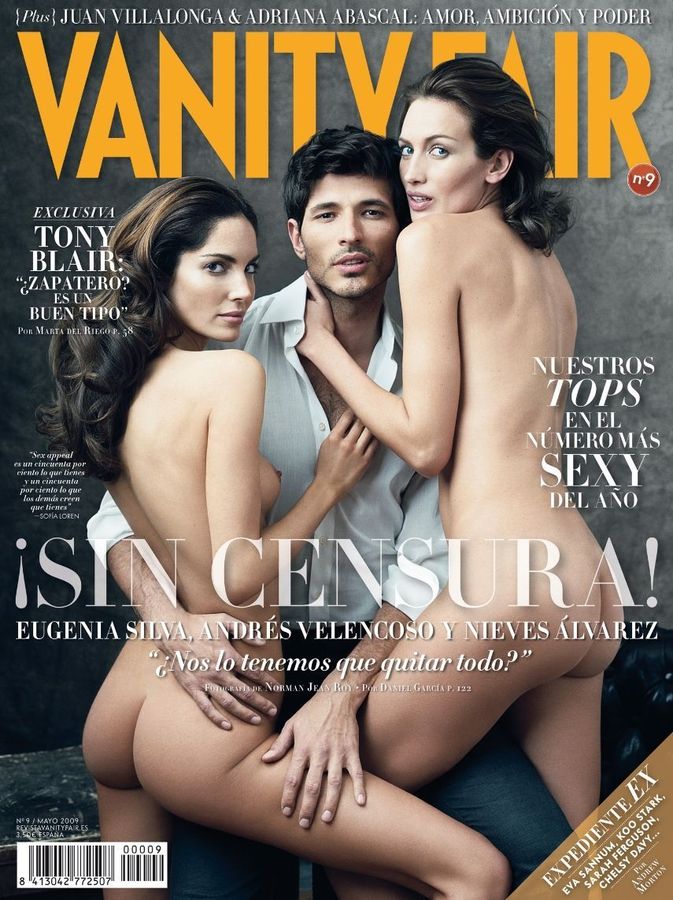 VANITY FAIR (Spain) magazine side cover Issue 9 May 2009
