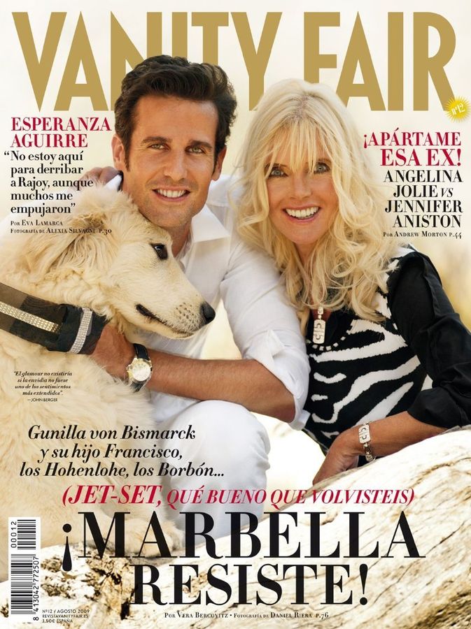 VANITY FAIR (Spain) magazine side cover Issue 12 August 2009
