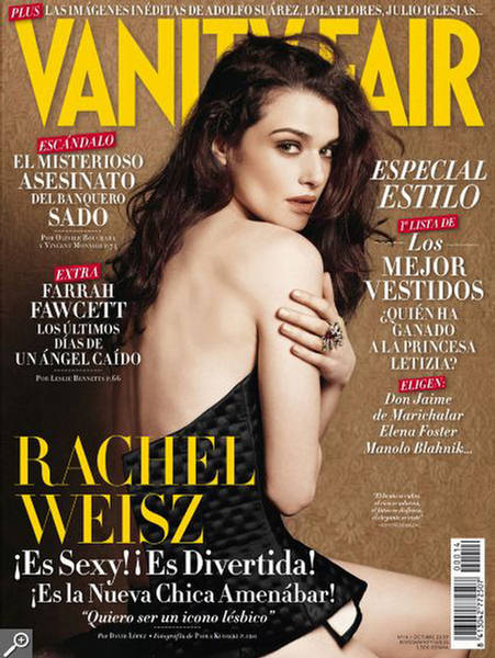 VANITY FAIR (Spain) magazine side cover Issue 14 October 2009