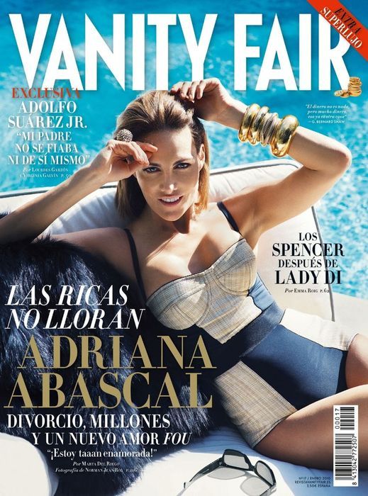 VANITY FAIR (Spain) magazine side cover Issue 17 January 2010