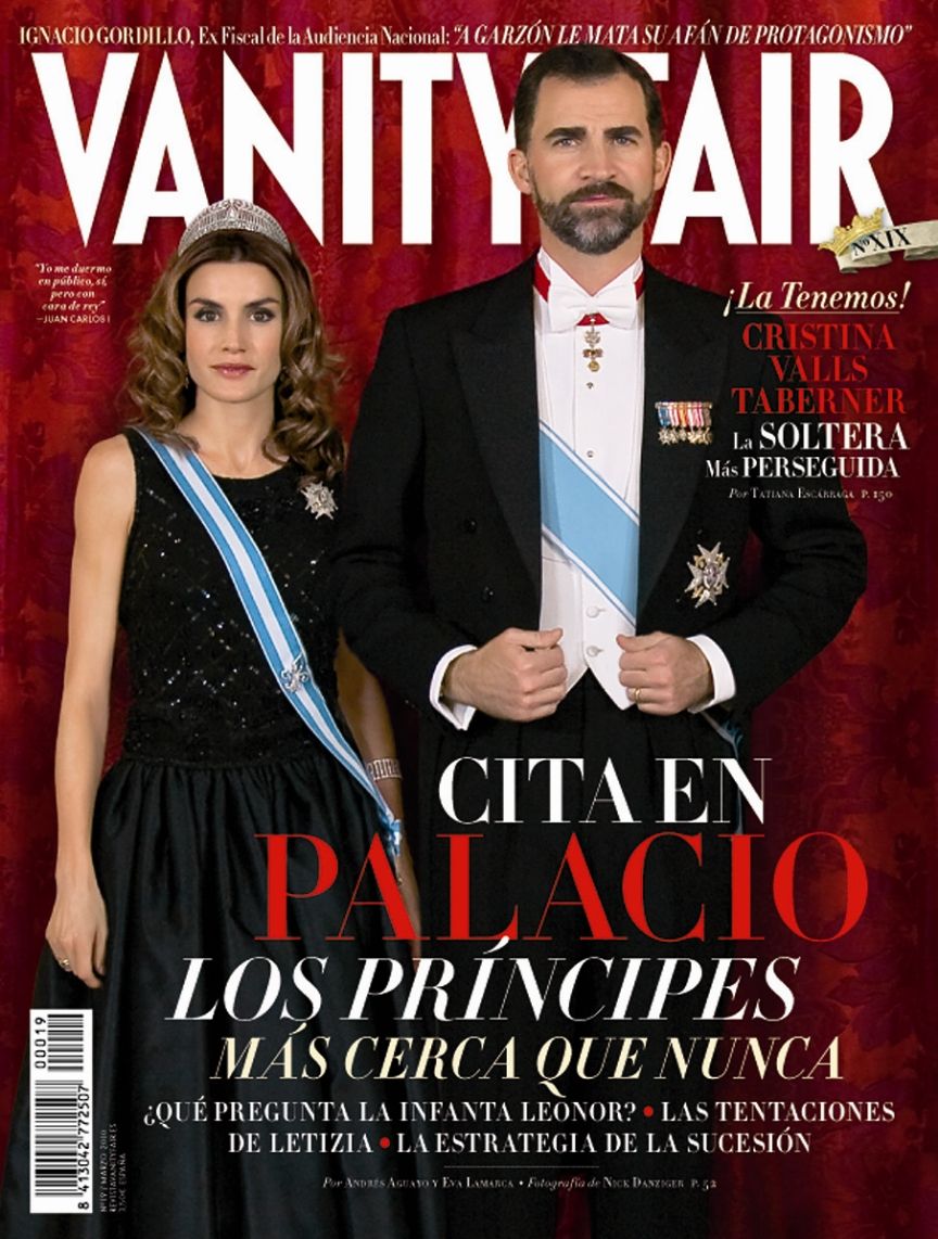 VANITY FAIR (Spain) magazine side cover Issue 19 March 2010