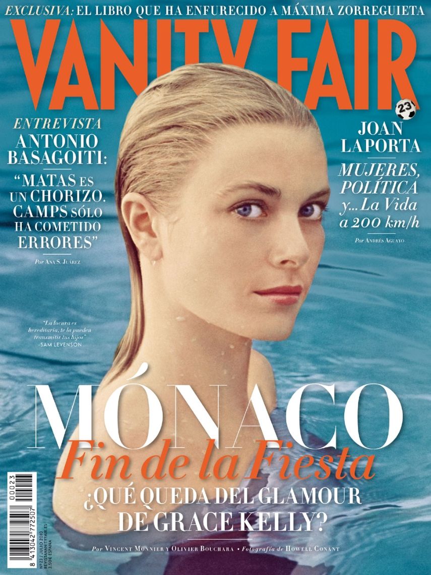 VANITY FAIR (Spain) magazine side cover Issue 23 July 2010