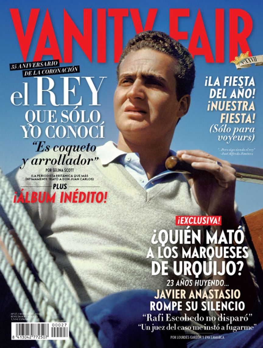VANITY FAIR (Spain) magazine side cover Issue 27 November 2010