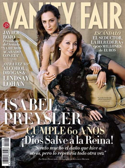 VANITY FAIR (Spain) magazine side cover Issue 28 December 2010