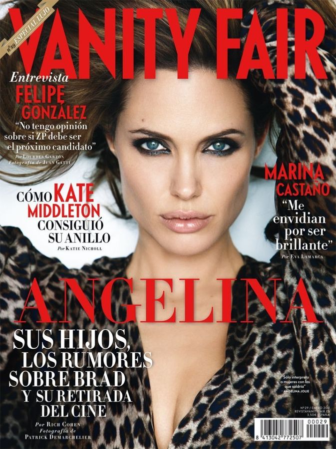 VANITY FAIR (Spain) magazine side cover Issue 29 January 2011