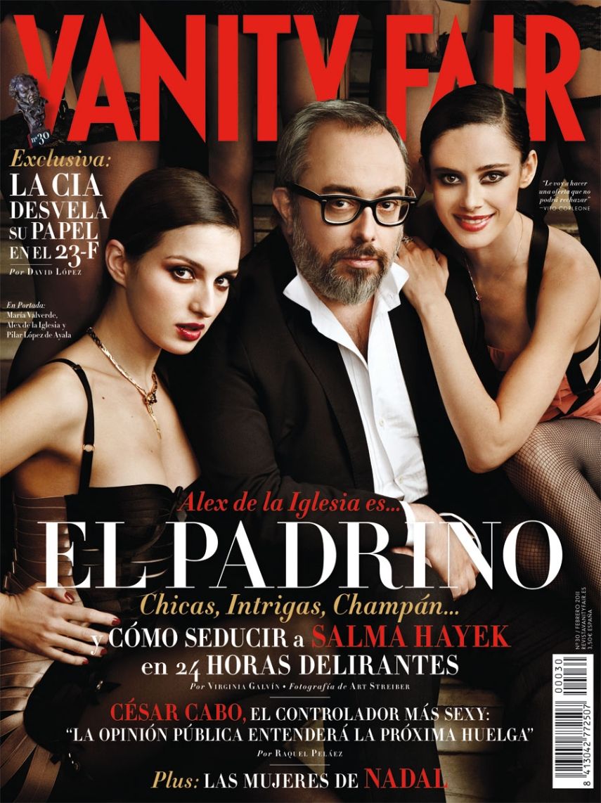 VANITY FAIR (Spain) magazine side cover Issue 30 February 2011