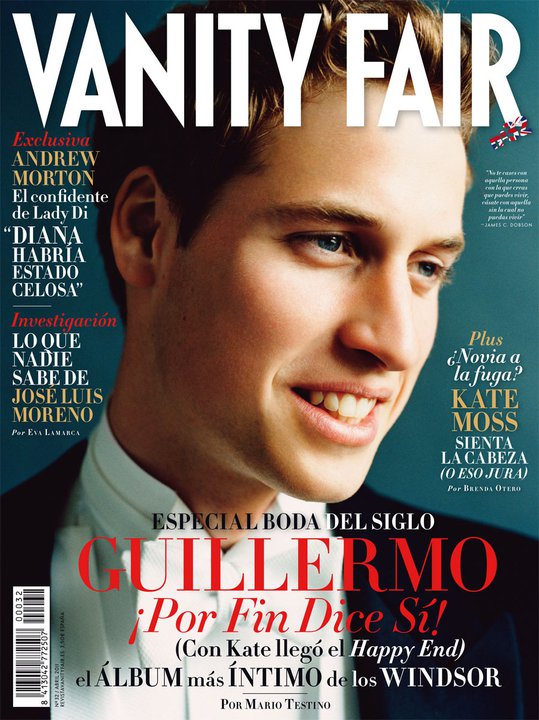 VANITY FAIR (Spain) magazine side cover Issue 32 April 2011