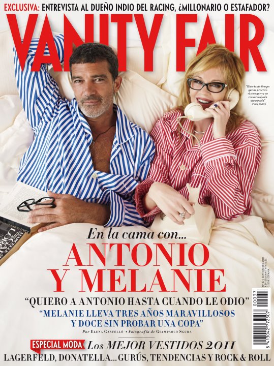 VANITY FAIR (Spain) magazine side cover Issue 37 September 2011