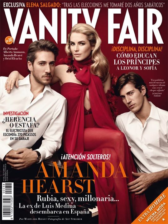 VANITY FAIR (Spain) magazine side cover Issue 38 October 2011