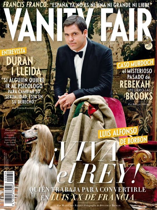 VANITY FAIR (Spain) magazine side cover Issue 39 November 2011