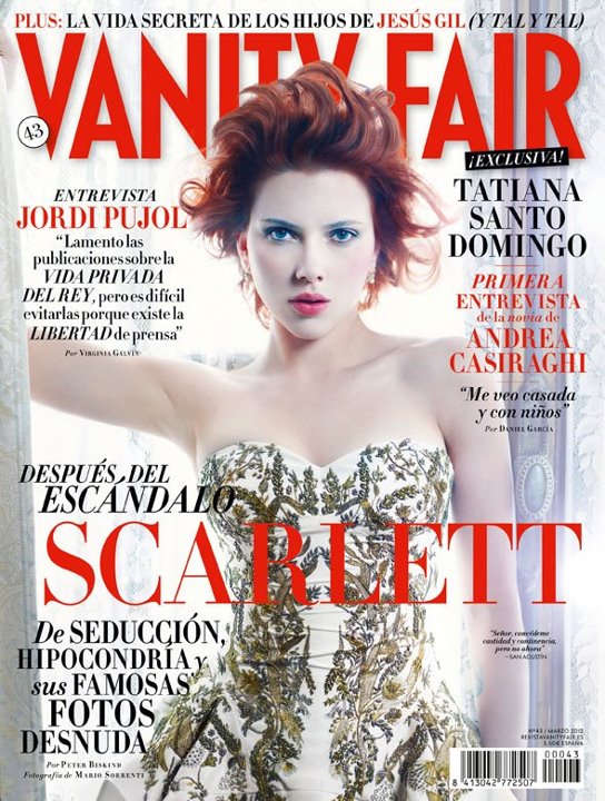 VANITY FAIR (Spain) magazine side cover Issue 43 March 2012