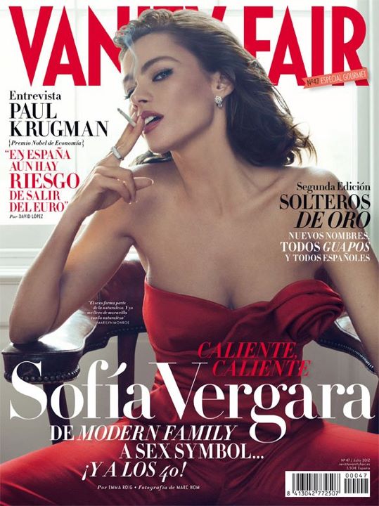VANITY FAIR (Spain) magazine side cover Issue 47 July 2012