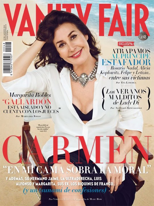 VANITY FAIR (Spain) magazine side cover Issue 48 August 2012
