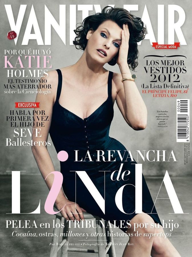 VANITY FAIR (Spain) magazine side cover Issue 49 September 2012